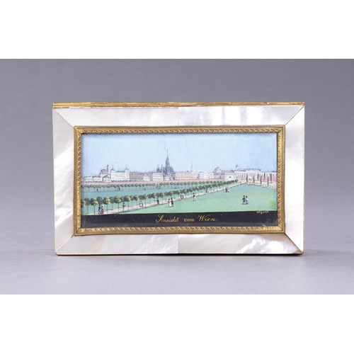 A Fine French ‘Palais Royale’ Ormolu Mounted Mother of Pearl Box